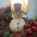 DANISH WOODEN SNOWMAN