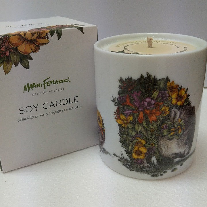 MARINI FERLAZZO SOY CANDLE IN PORCELAIN VOTIVE