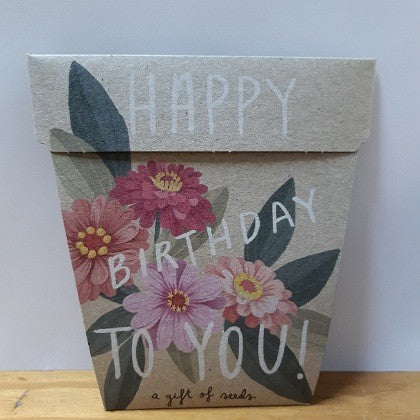 GIFT OF SEEDS HAPPY BIRTHDAY TO YOU