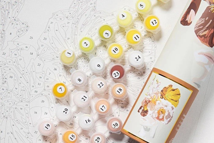 PAINT BY NUMBERS PINK HAZE