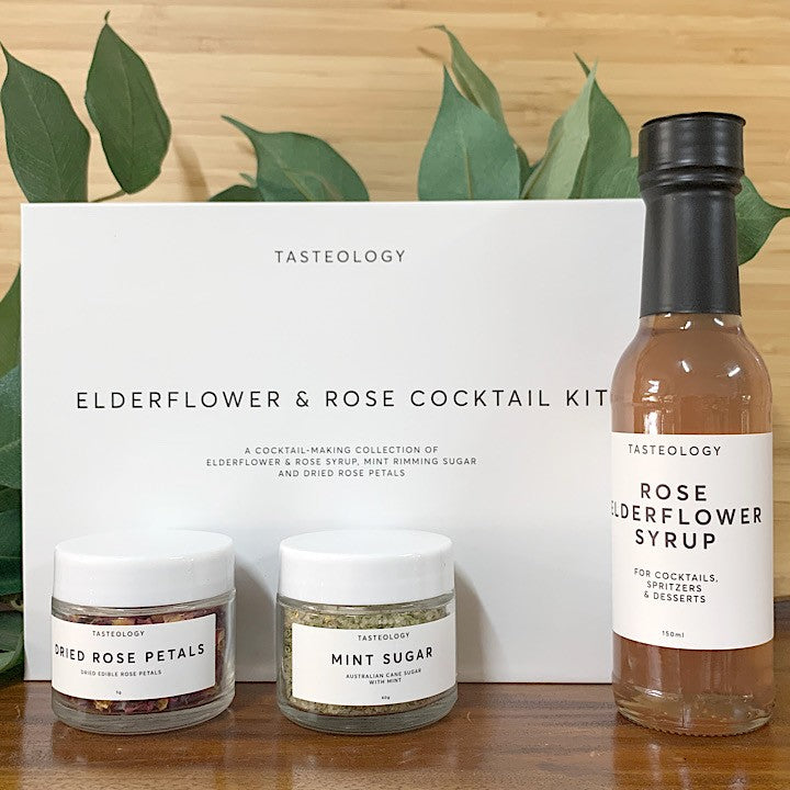 ELDERFLOWER AND ROSE COCKTAIL KIT