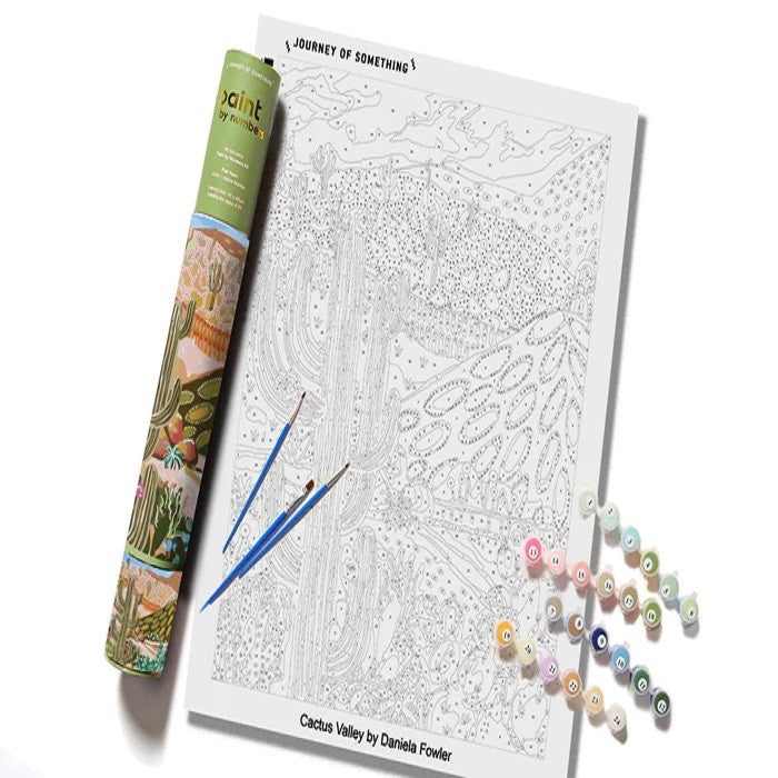 PAINT BY NUMBERS CACTUS VALLEY