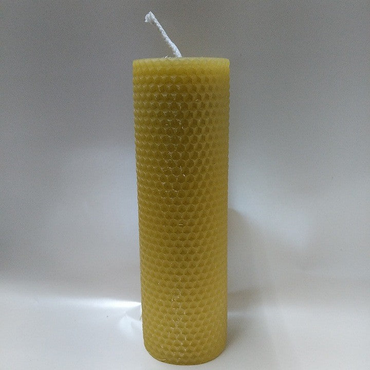 BEESWAX PILLAR CANDLE PURE ORGANIC