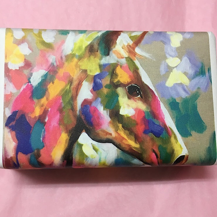 HARLEQUIN HORSE, BASIL, LIME, MANDARIN SOAP