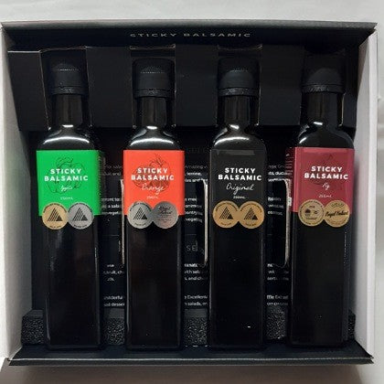4 BOTTLE GIFT PACK STICKY BALSAMIC VINEGAR