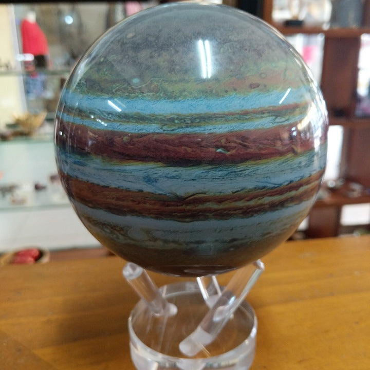 JUPITER MAGNETICALY SPINNING GLOBE ON STAND
