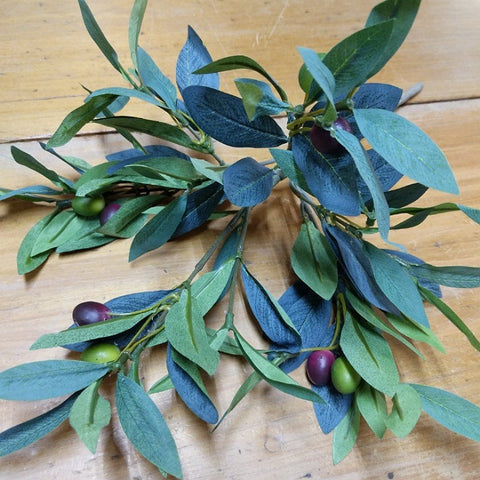 DECORATIVE OLIVE BRANCH WITH OLIVES