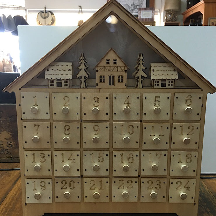 WOODEN ADVENT CALENDAR