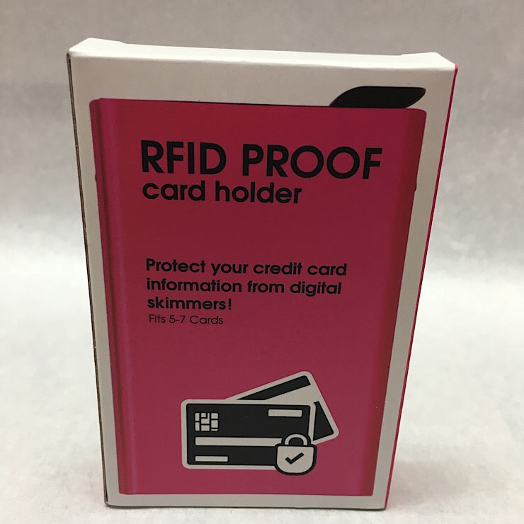 RFID PROOF CARD HOLDER