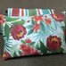 OUTDOOR CUSHION TROPICAL PRINT STRIPE BACK 40CM X60 CM