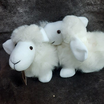 BABY ALPACA WOOL TOY SHEEP