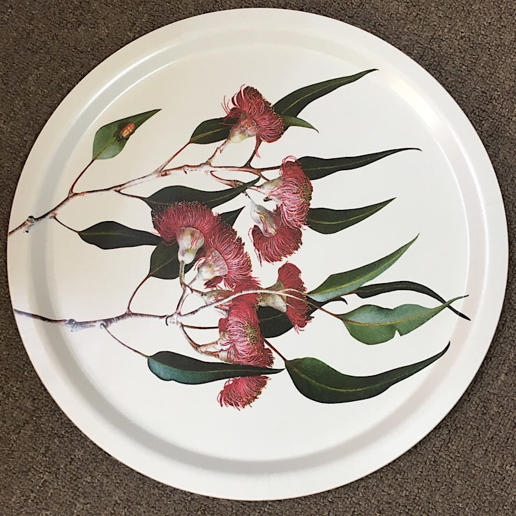 BIRCH WOOD TRAY EUCALYPT PAINTING