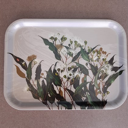 BIRCH WOOD TRAY RECTANGULAR MERYL BELL PAINTING