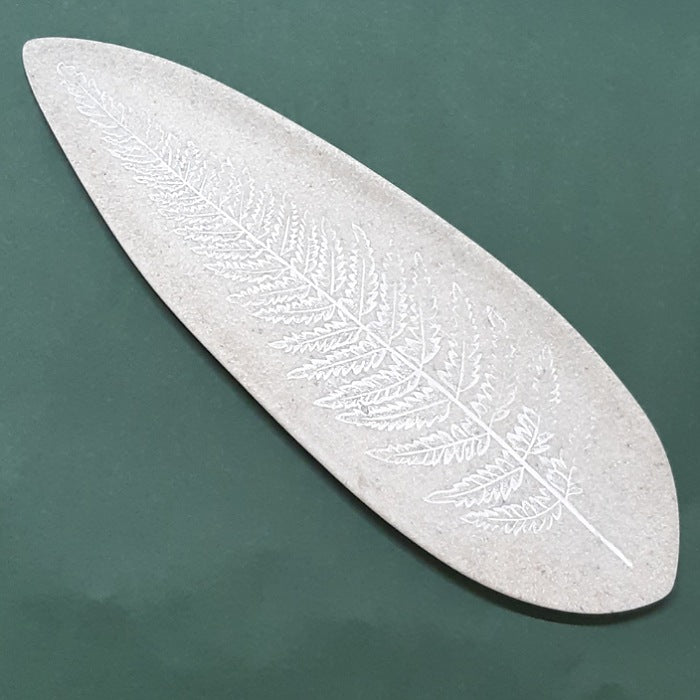 CERAMIC FERN PLATTER