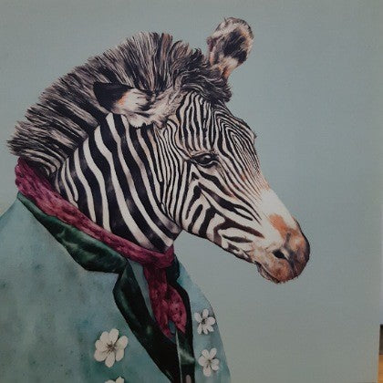 GREETING CARD LALA LAND ZEBRA