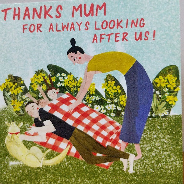 GREETING CARD THANKS MUM