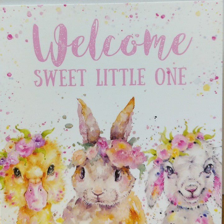 SPRING BABIES GREETING CARD