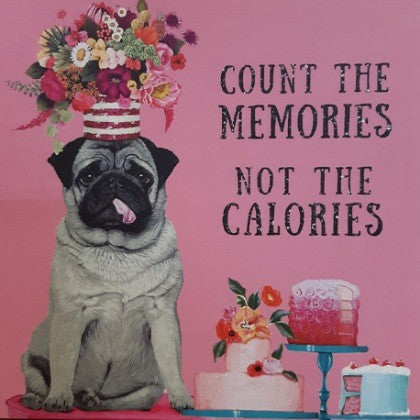 GREETING CARD COUNT THE MEMORIES