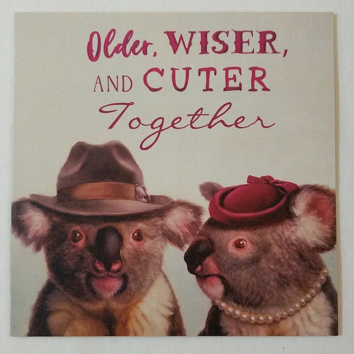 CARD OLDER WISER CUTER