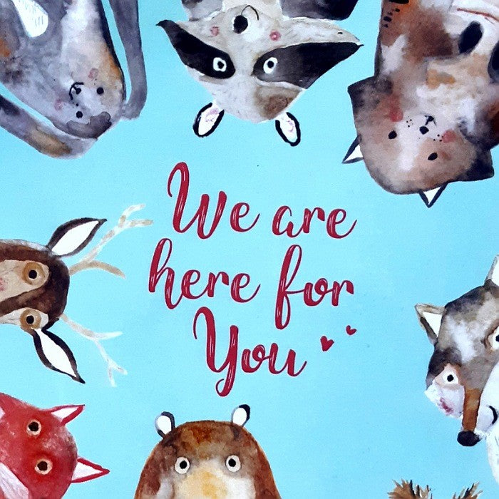 GREETING CARD LALA LAND HERE FOR YOU