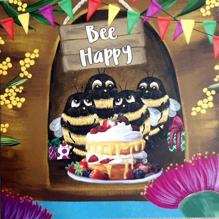 CARD BEE HAPPY