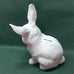 WHITE CERAMIC BUNNY MONEY BOX