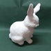 WHITE CERAMIC BUNNY MONEY BOX