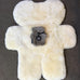 FLATOUT BABY SHEEPSKIN RUG MILK