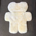 FLATOUT BABY SHEEPSKIN RUG MILK