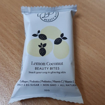 BEAUTY BITE WITH COLLAGEN, PROBIOTICS, PREBIOTICS, VITAMIN C, VITAMIN E