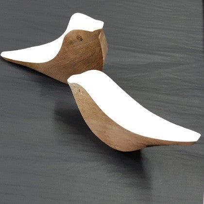WOODEN FIGURINE NATURAL BIRD