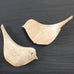 WOODEN FIGURINE NATURAL BIRD