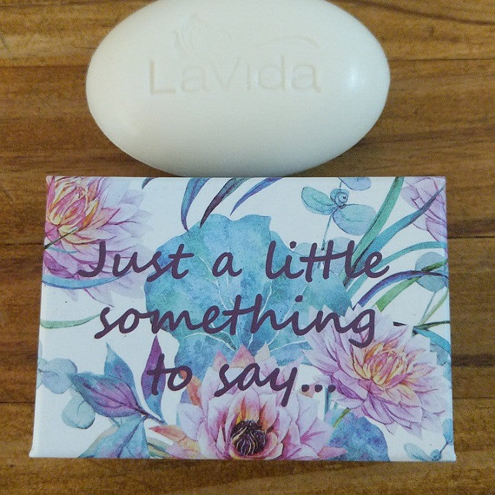 SOAP JUST A LITTLE SOMETHING TO HELP FLATTEN THE CURVE