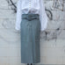 LEATHER SKIRT LONG LINE CLOUD SIZE 1