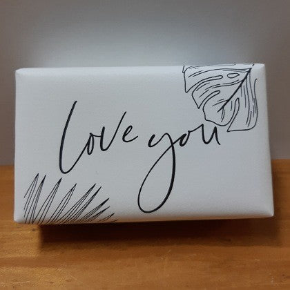 SOAP LOVE YOU BLACK AND WHITE