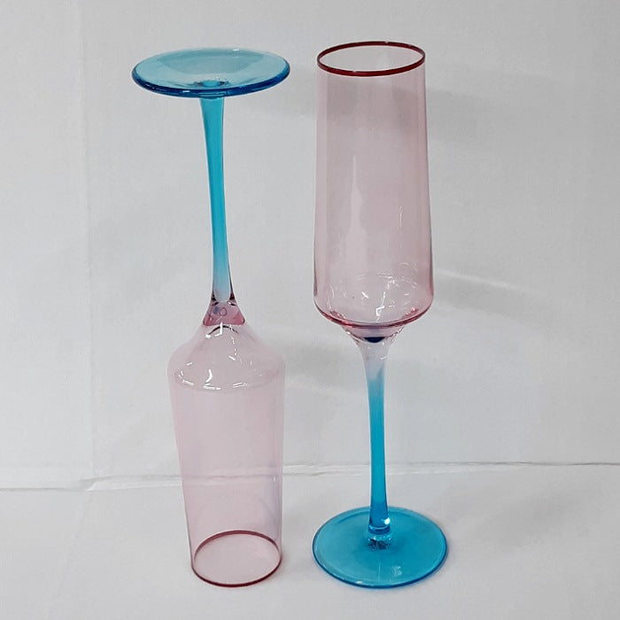 CHAMPAGNE GLASS LONG STEM SET OF TWO