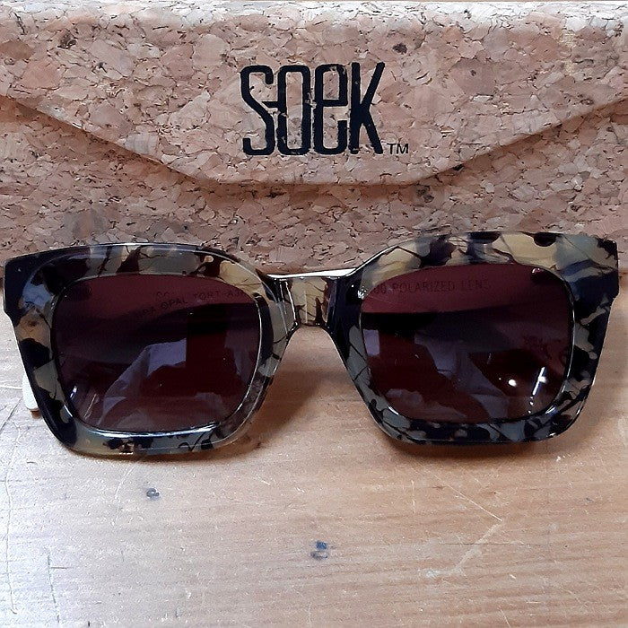 POLARISED SUNGLASSES WOODEN ARMS