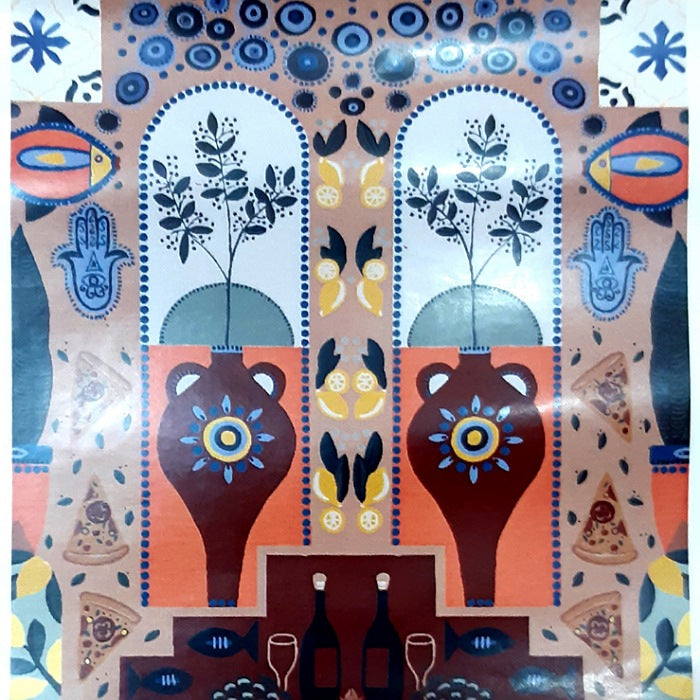 PAINT BY NUMBERS MEDITERRANEAN MURAL