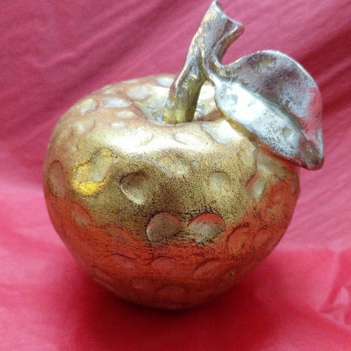 GOLD APPLE ORNAMENT