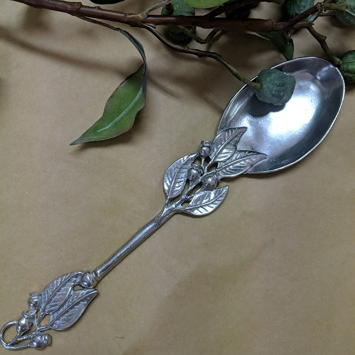 AUSTRALIAN MADE PEWTER SERVING SPOON