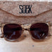 POLARISED SUNGLASSES WOODEN ARMS