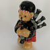PORCELAIN TRINKET SCOTTI BEAR PLAYING BAGPIPES