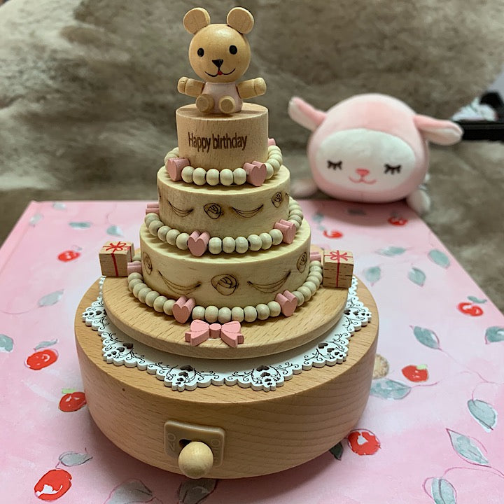 BLUE HAPPY BIRTHDAY MUSIC BOX