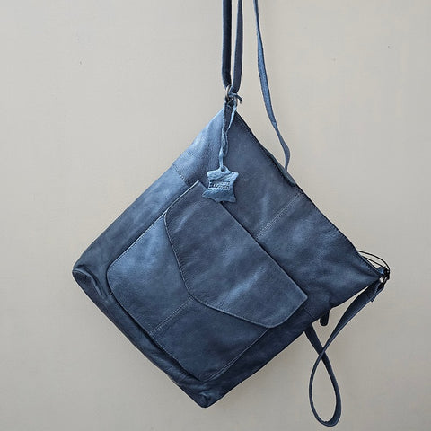 HAND BAG LEATHER JEANS