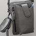 LEATHER PHONE BAG TAUPE