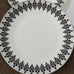 SET SIX CLASSIC DINNER PLATES JADE PORCELAIN