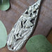 AUSTRALIAN MADE SILVER PEWTER OLIVE SPOON [STYLE:GUMNUTS]