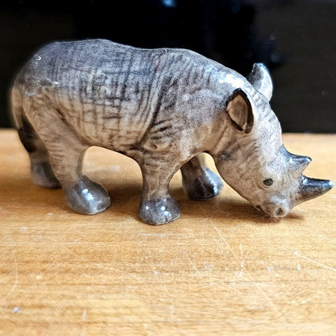 PORCELAIN FIGURINES RHINOSCEROS