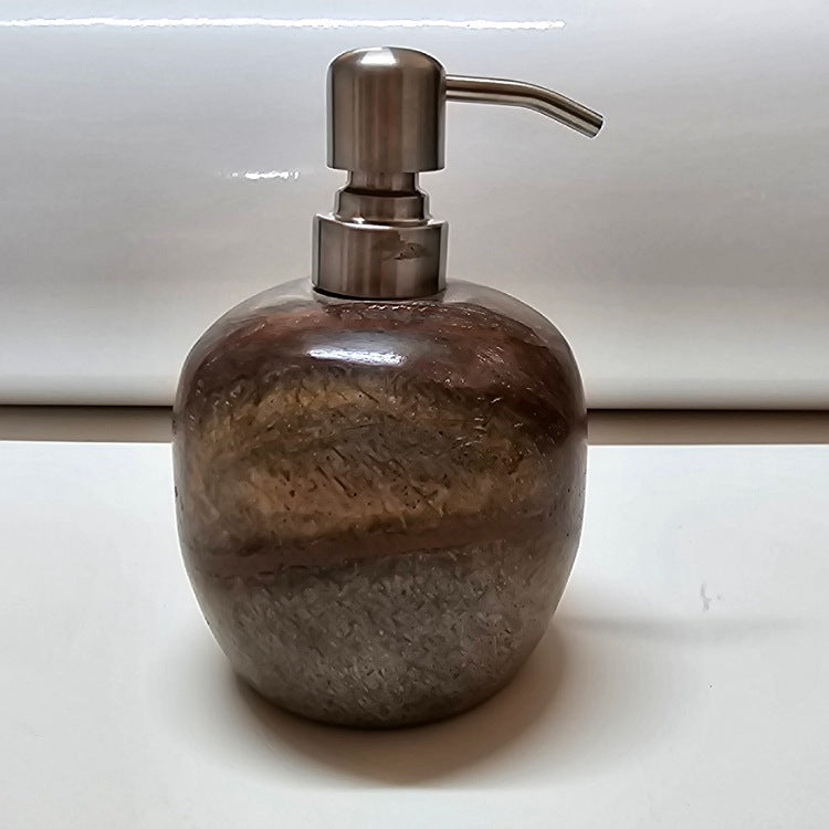 SOAP DISPENSER FOSSIL STONE