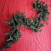 CHRISTMAS GARLAND WITH PINECONES AND LIGHTS